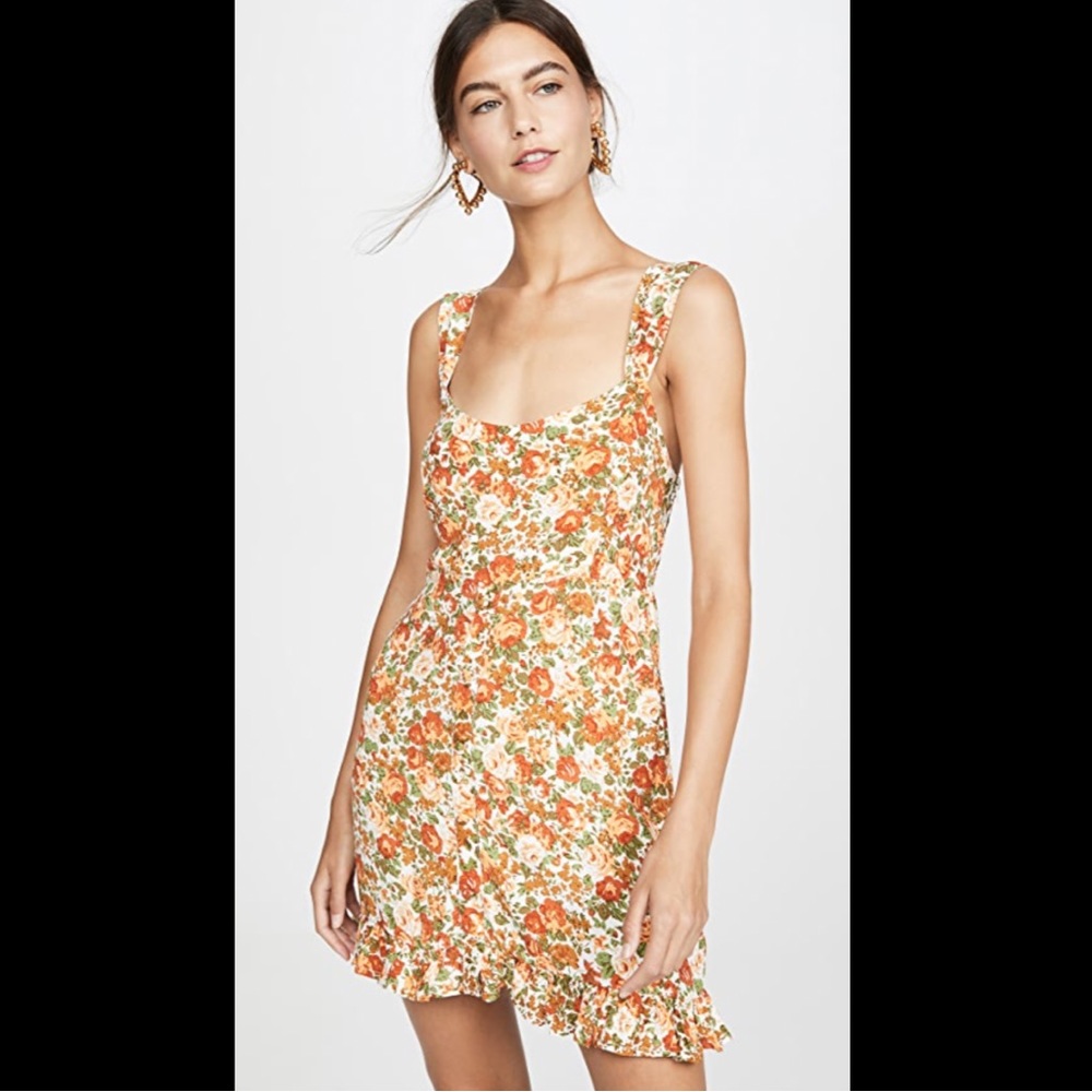 ** LAST CHANCE** Faithfull The Brand Lou Lou Floral Mini Dress